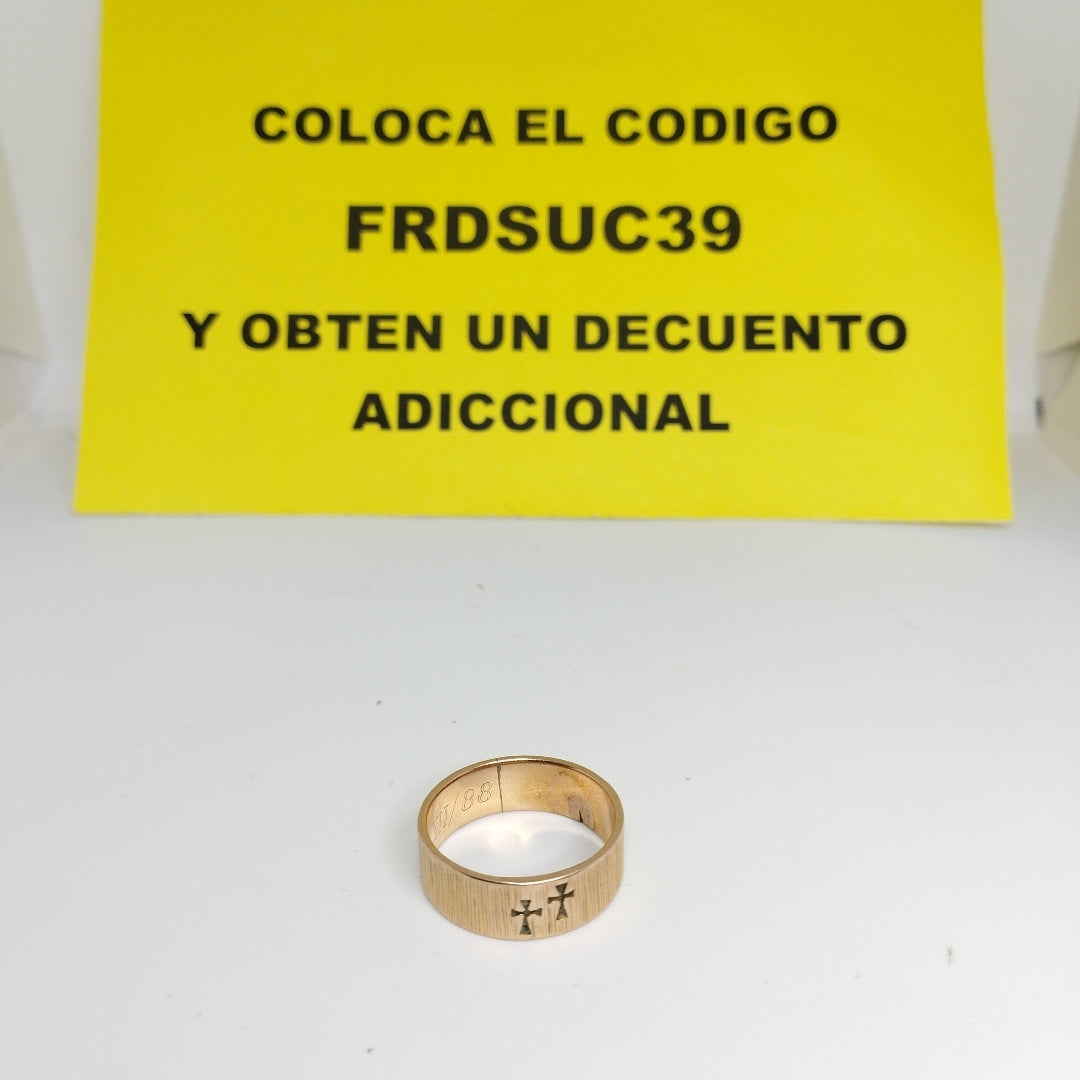 ARGOLLA ORO 10 K 6.1 GRMS (SEMINUEVO)