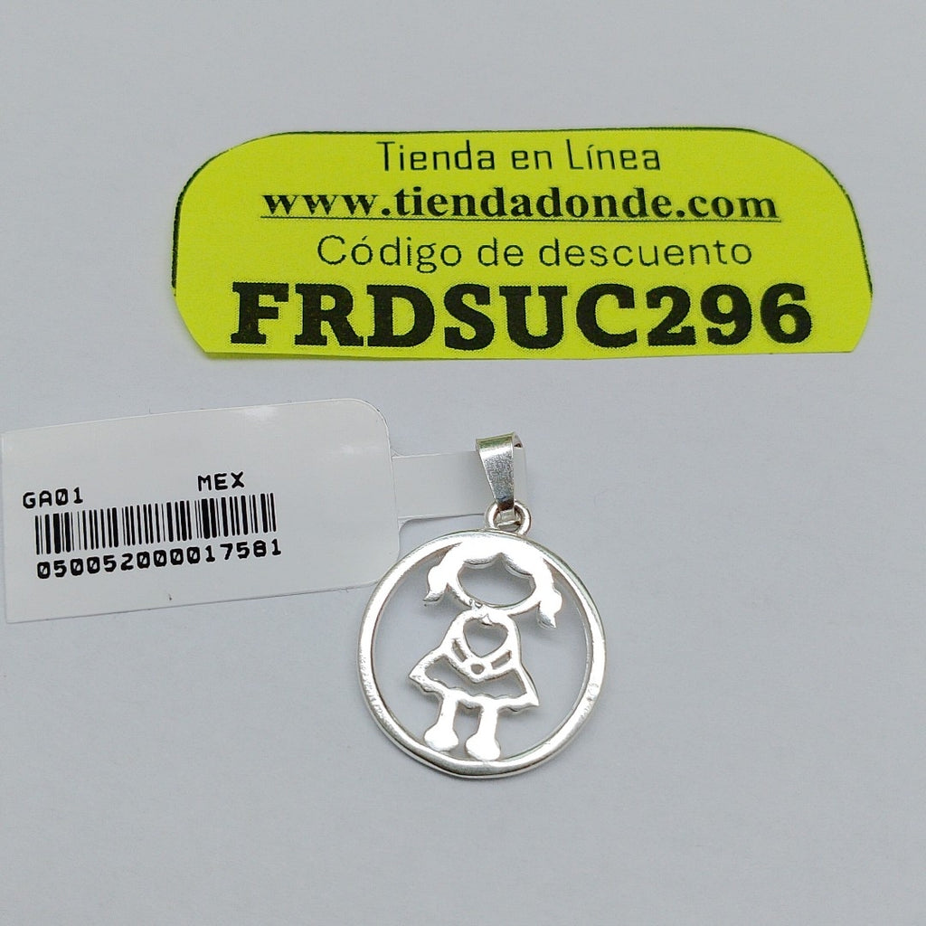 DIJE NIÑA PLATA .925 2.1 GR (NUEVO)