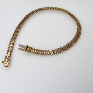 PULSERA ORO, ORO COMBINADO 14 K 8.4 GRMS (SEMINUEVO)