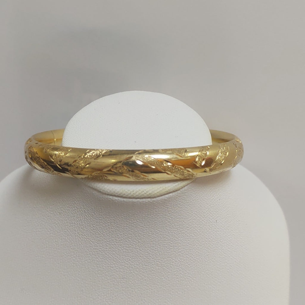 PULSERA RIGIDA ORO 14 K 10,60 GRMS (SEMINUEVO)