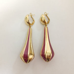 ARETES PAR ORO 14 K 15,60 GRMS (SEMINUEVO)