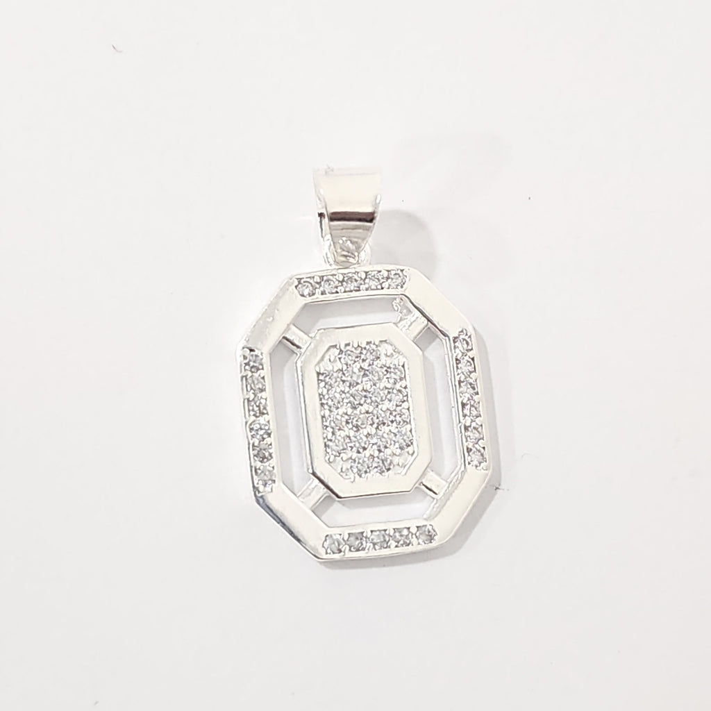 DIJE C/CIRCONIAS PLATA .925 3.5 GR (NUEVO)