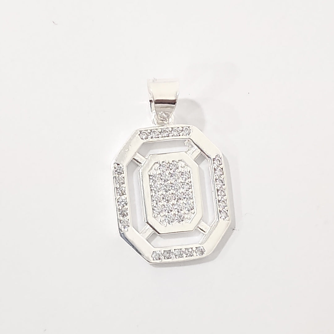 DIJE C/CIRCONIAS PLATA .925 3.5 GR (NUEVO)