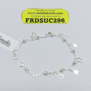 PULSERA TEJIDO TEJIDO ESPECIAL PLATA .925 18 CM 3.1 GR (NUEVO)
