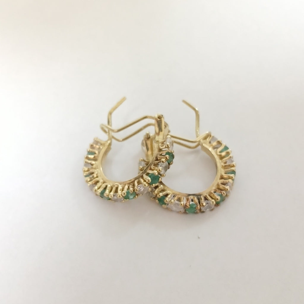ARETES PAR ORO 14 K 3,20 GRMS (SEMINUEVO)