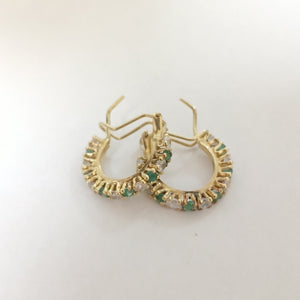 ARETES PAR ORO 14 K 3,20 GRMS (SEMINUEVO)