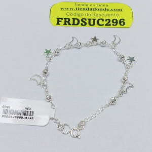 PULSERA TEJIDO TEJIDO ESPECIAL PLATA .925 18 CM 3.1 GR (NUEVO)