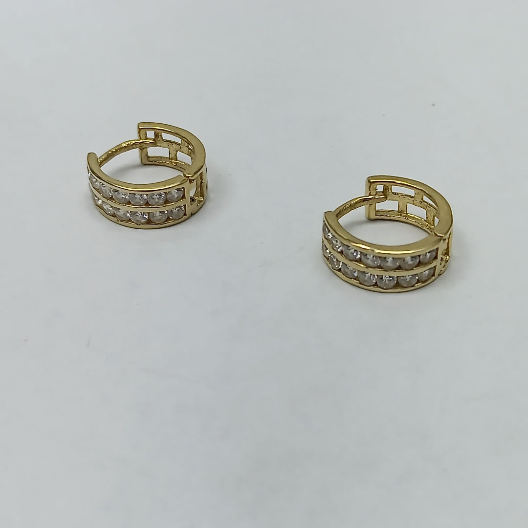 ARRACADAS PAR ORO 14 K 3 GRMS (SEMINUEVO)