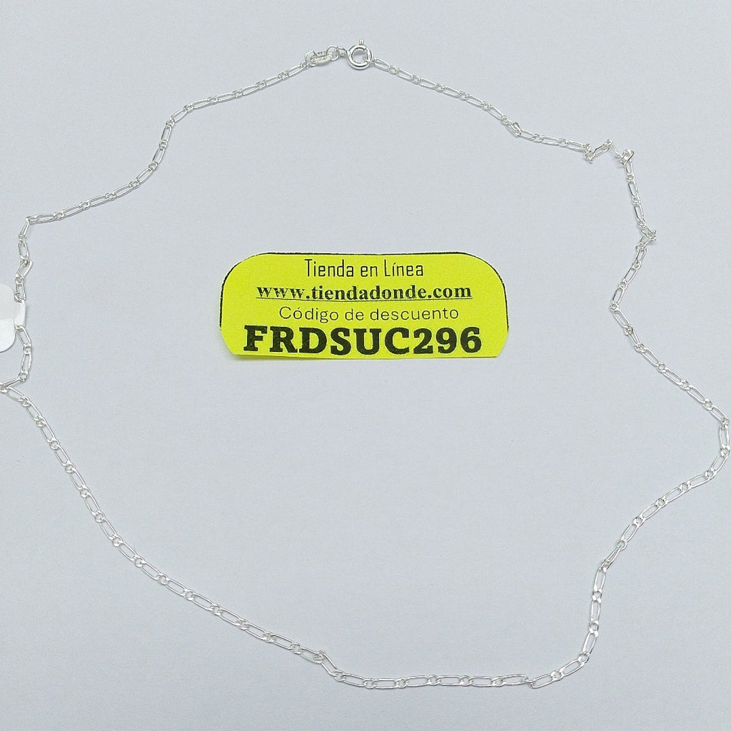 CADENA TEJIDO 1X1 PLATA .925 50 CM 3 GR (NUEVO)