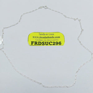 CADENA TEJIDO 1X1 PLATA .925 50 CM 3 GR (NUEVO)