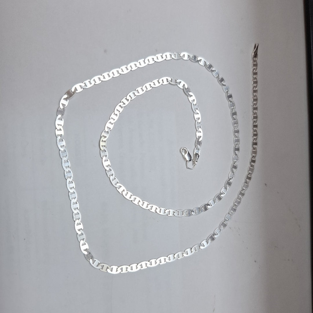 CADENA TEJIDO GUCHI PLATA .925 60 CM 9.6 GR (NUEVO)