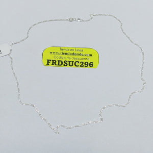 CADENA TEJIDO 3X1 PLATA .925 50 CM 2.1 GR (NUEVO)