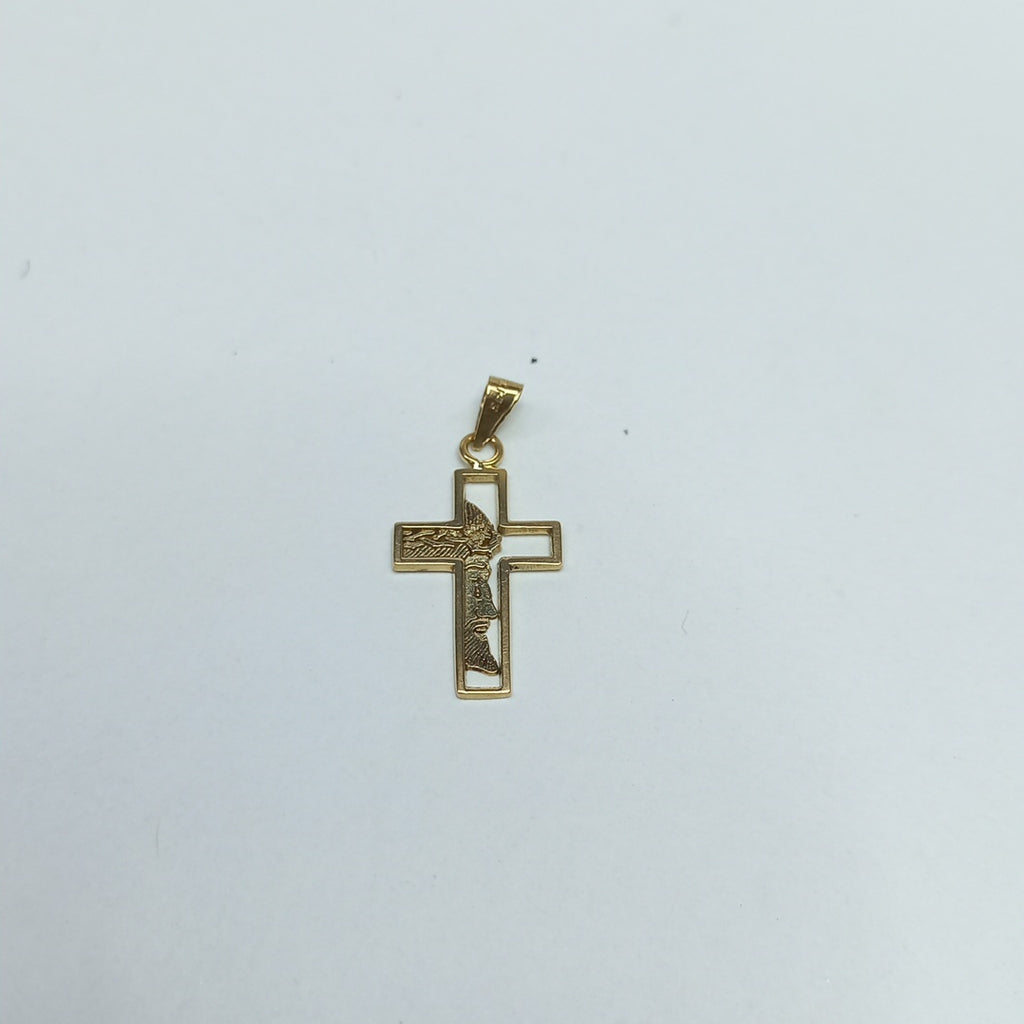 CRUZ,DIJE ORO 14 K 0,80 GRMS (SEMINUEVO)