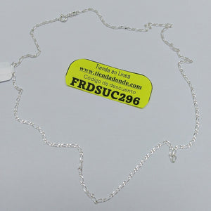 CADENA TEJIDO 1X1 PLATA .925 55 CM 3.3 GR (NUEVO)