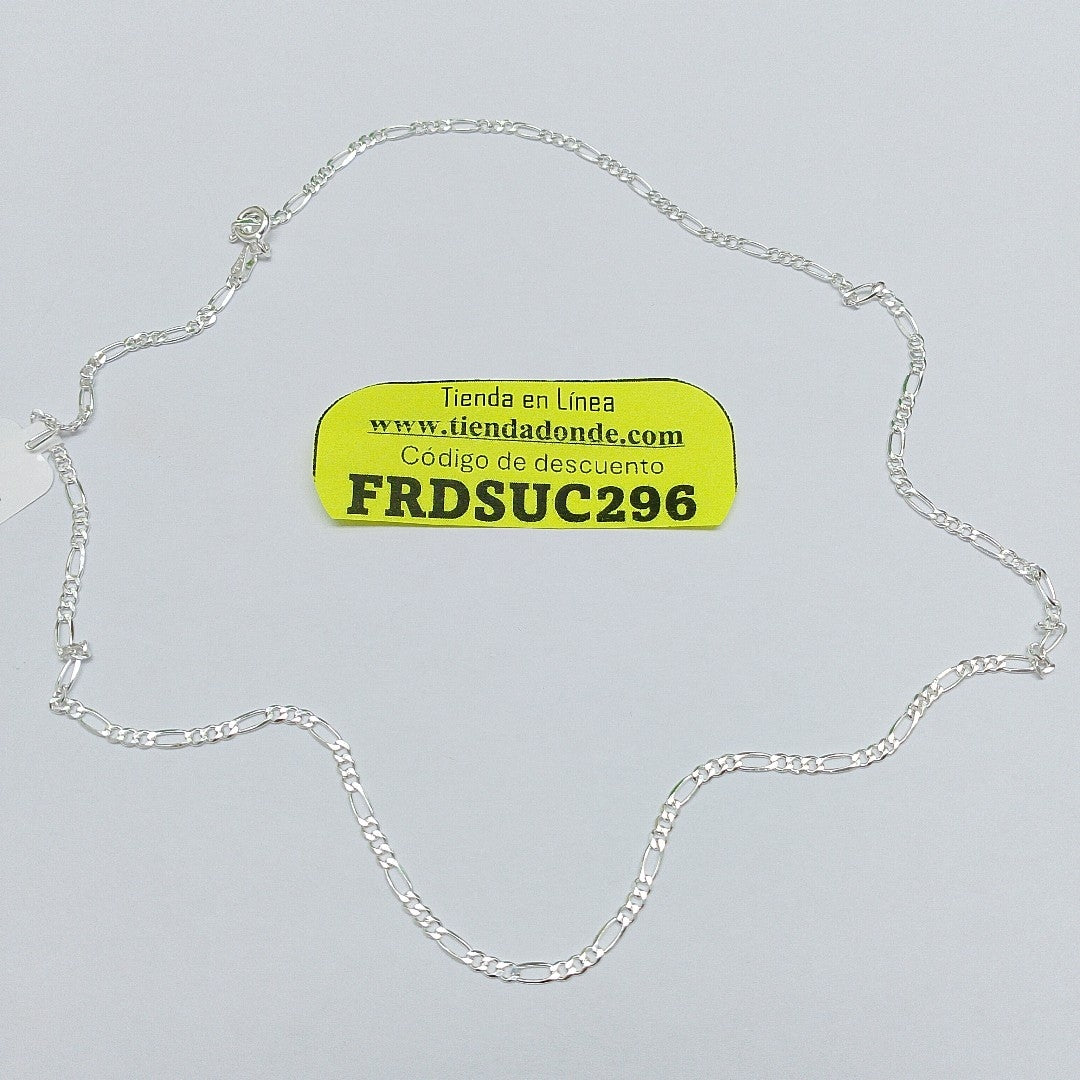 CADENA TEJIDO 3X1 PLATA .925 50 CM 4.2 GR (NUEVO)
