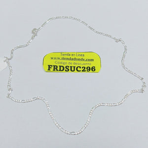 CADENA TEJIDO 3X1 PLATA .925 50 CM 4.2 GR (NUEVO)