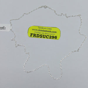 CADENA TEJIDO 1X1 PLATA .925 55 CM 3.3 GR (NUEVO)
