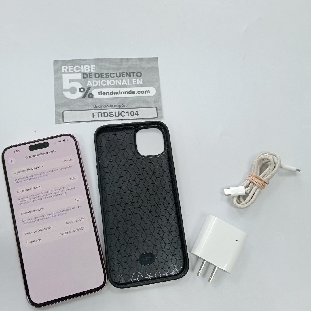 CELULAR APPLE IPHONE 15 PLUS A3093 (2023) 128 GB 6 GB RAM (SEMINUEVO)