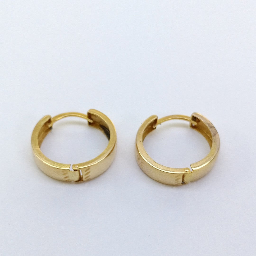 ARRACADAS PAR ORO 8 K 3,20 GRMS (SEMINUEVO)