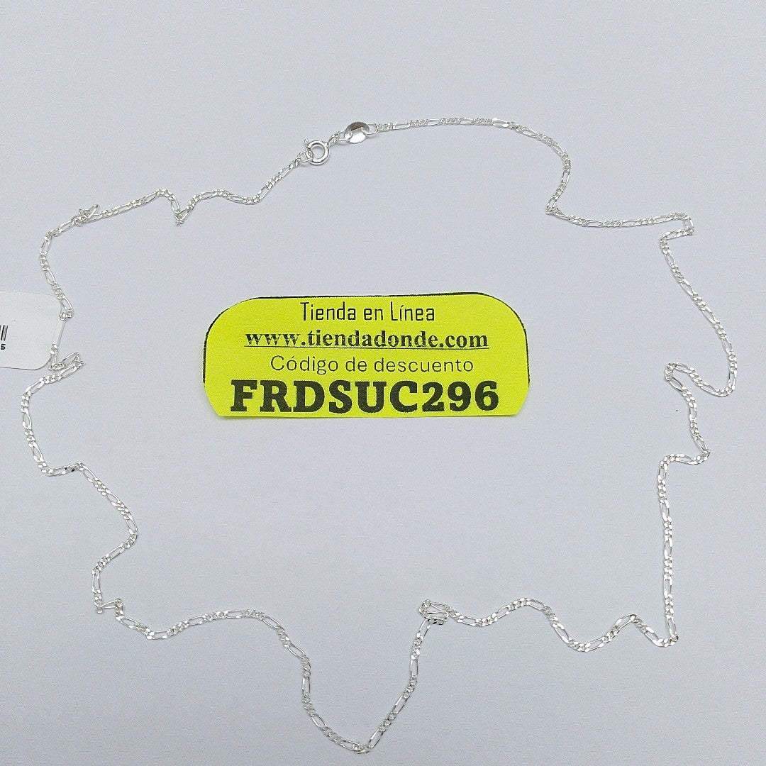 CADENA TEJIDO 3X1 PLATA .925 55 CM 2.3 GR (NUEVO)