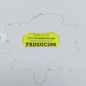 CADENA TEJIDO 3X1 PLATA .925 55 CM 2.3 GR (NUEVO)