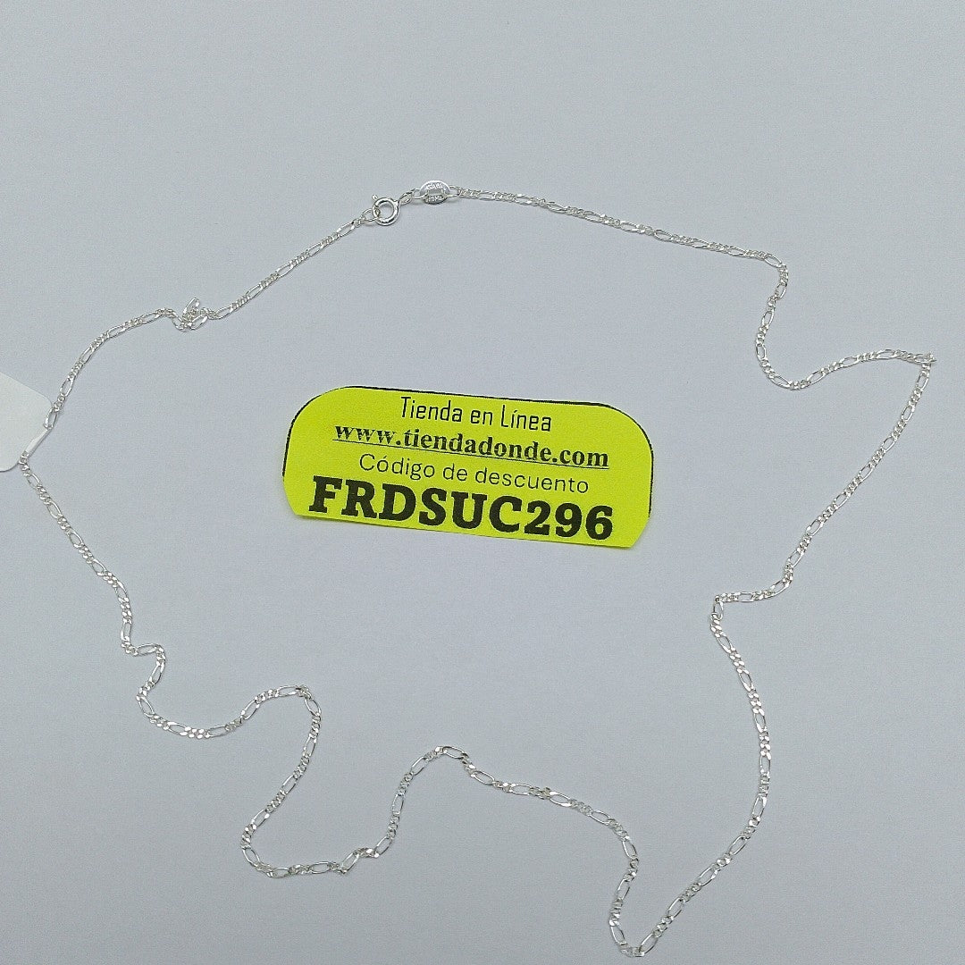 CADENA TEJIDO 3X1 PLATA .925 55 CM 2.3 GR (NUEVO)