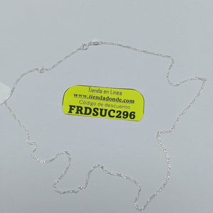 CADENA TEJIDO 3X1 PLATA .925 55 CM 2.3 GR (NUEVO)
