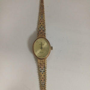 RELOJ CAJA Y PULSO ORO ORO 14 K 13.3 GRMS (SEMINUEVO)