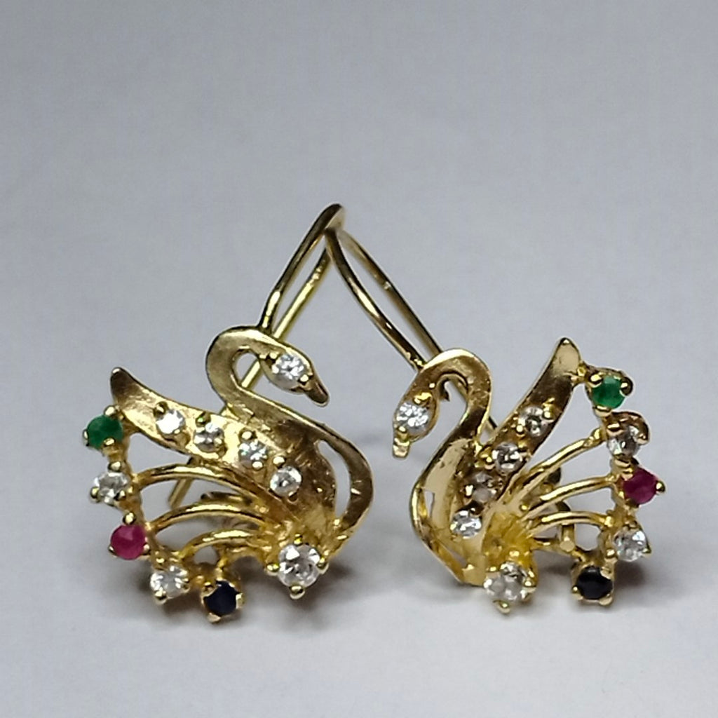ARETES PAR ORO 14 K 3.8 GRMS (SEMINUEVO)