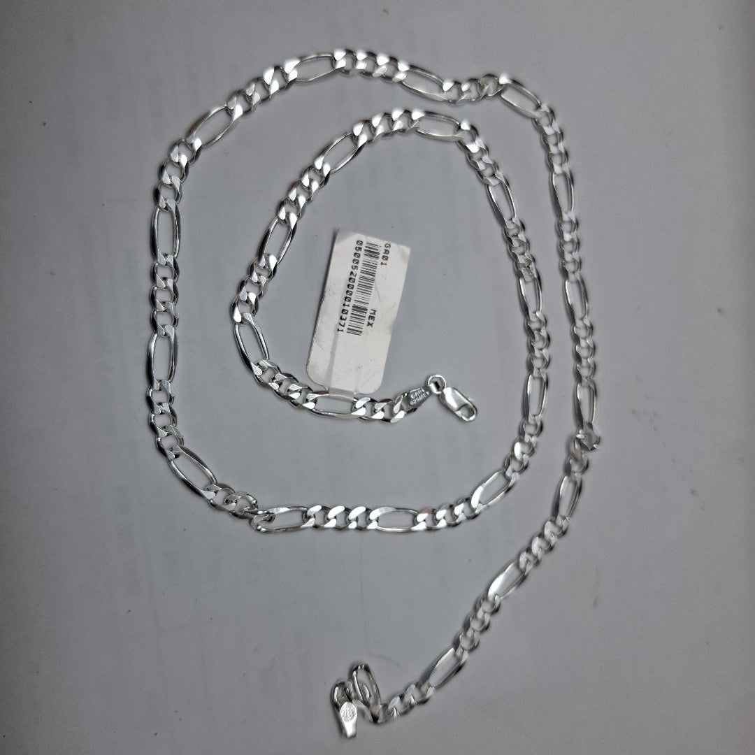CADENA TEJIDO 3X1 PLATA .925 60 CM 17.6 GR (NUEVO)