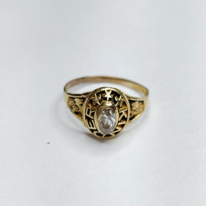 ANILLO DE GRADUACIÓN ORO 10 K 1,80 GRMS (SEMINUEVO)