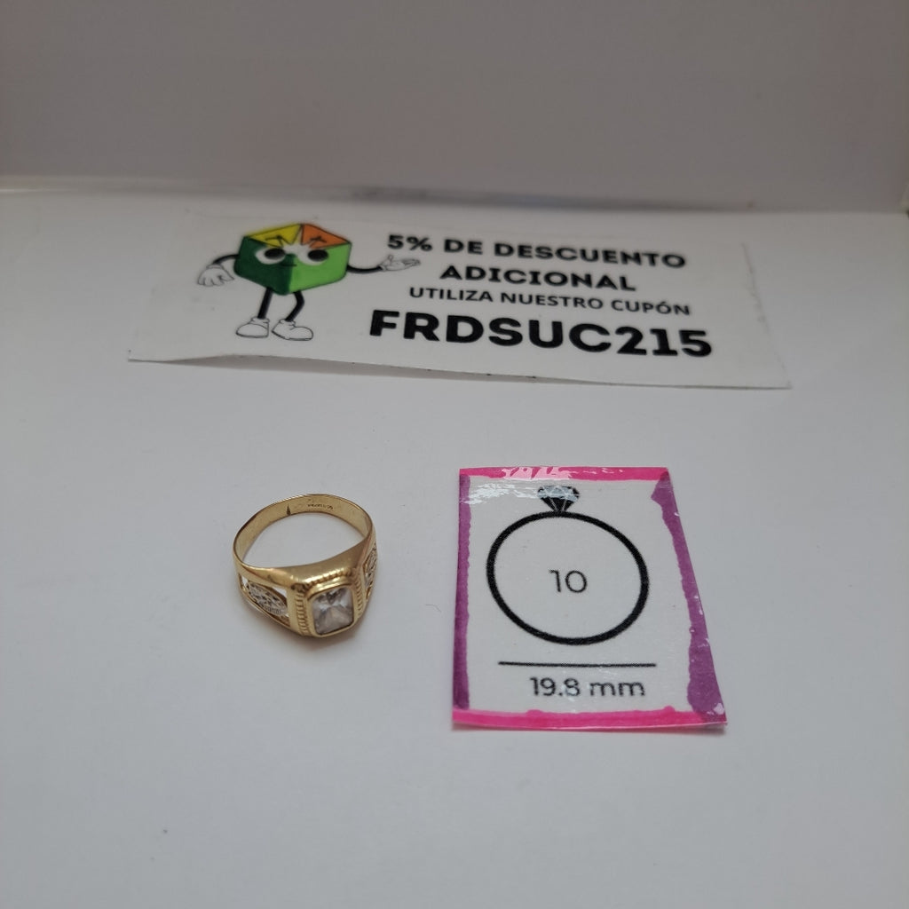 ANILLO ORO 10 K 4.5 GRMS (SEMINUEVO)