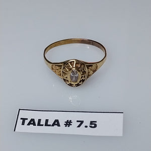 ANILLO DE GRADUACIÓN ORO 10 K 1,80 GRMS (SEMINUEVO)