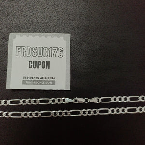 CADENA TEJIDO 3X1 PLATA .925 60 CM 16.9 GR (NUEVO)