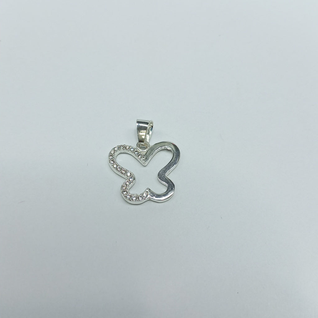 DIJE MARIPOSA C/CIRCONIAS PLATA .925 2.4 GR (NUEVO)