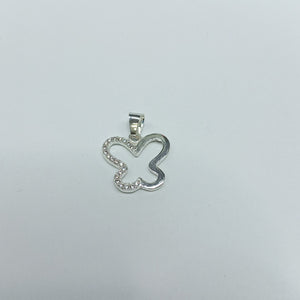 DIJE MARIPOSA C/CIRCONIAS PLATA .925 2.4 GR (NUEVO)