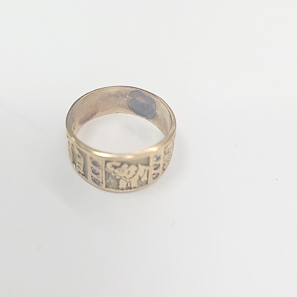 ARGOLLA DE LA SUERTE ORO 14 K 4.7 GRMS (SEMINUEVO)