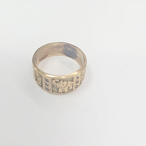 ARGOLLA DE LA SUERTE ORO 14 K 4.7 GRMS (SEMINUEVO)