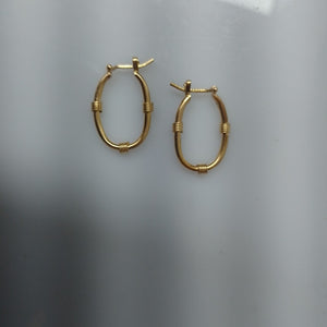 ARRACADAS PAR ORO 14 K 3.2 GRMS (SEMINUEVO)