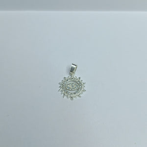 DIJE OJO MAGICO CON CIRCONIAS PLATA .925 2 GR (NUEVO)