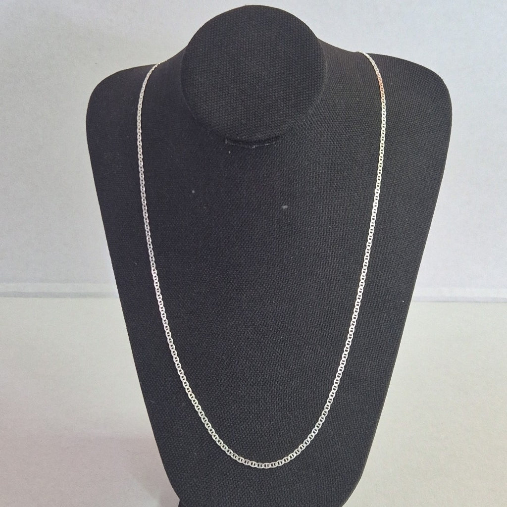 CADENA TEJIDO GUCHI PLATA .925 60 CM 4 GR (NUEVO)