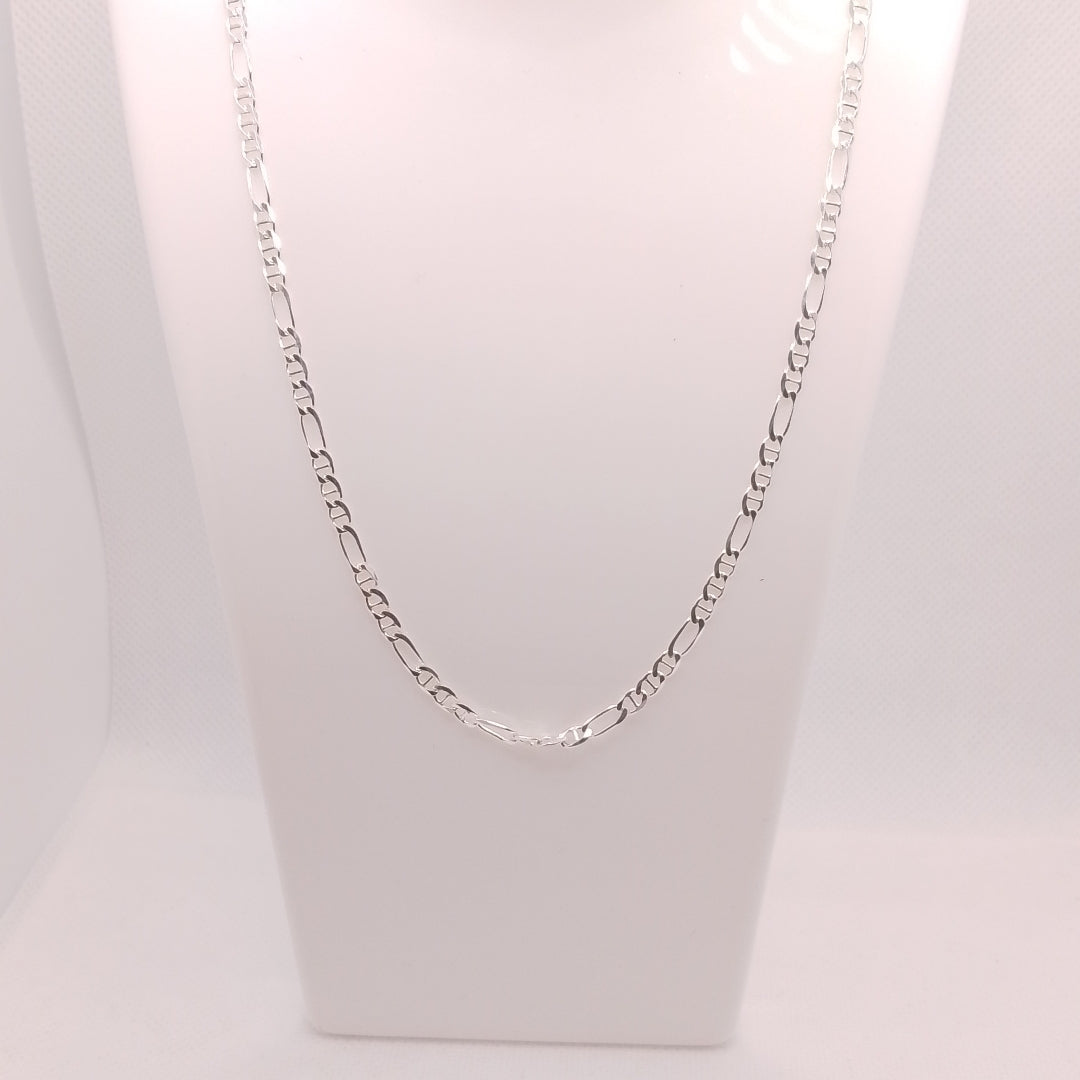 CADENA TEJIDO 3X1 PLATA .925 60 CM 8.5 GR (NUEVO)