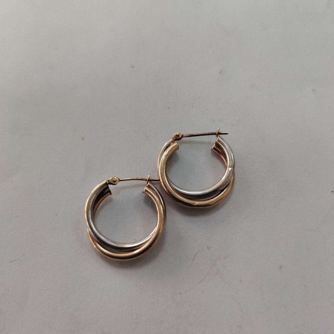ARRACADAS PAR ORO 10 K 1.1 GRMS (SEMINUEVO)