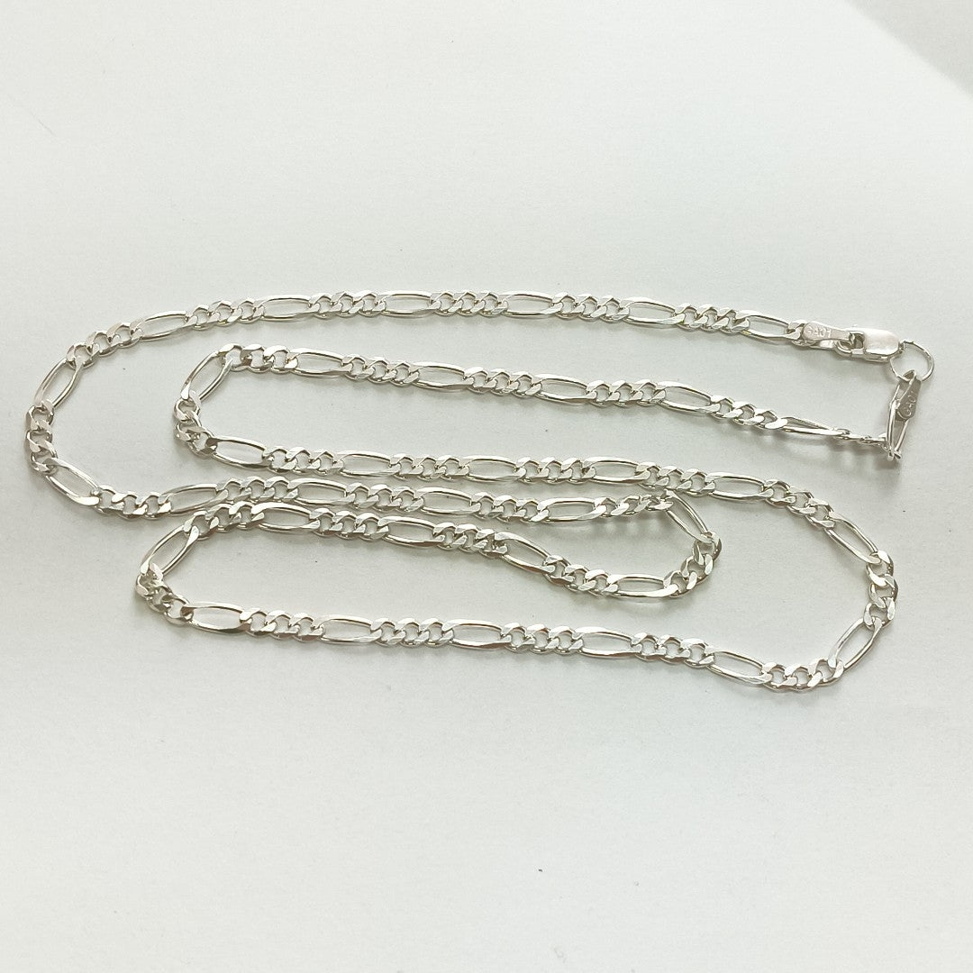 CADENA TEJIDO 3X1 PLATA .925 55 CM 7.7 GR (NUEVO)