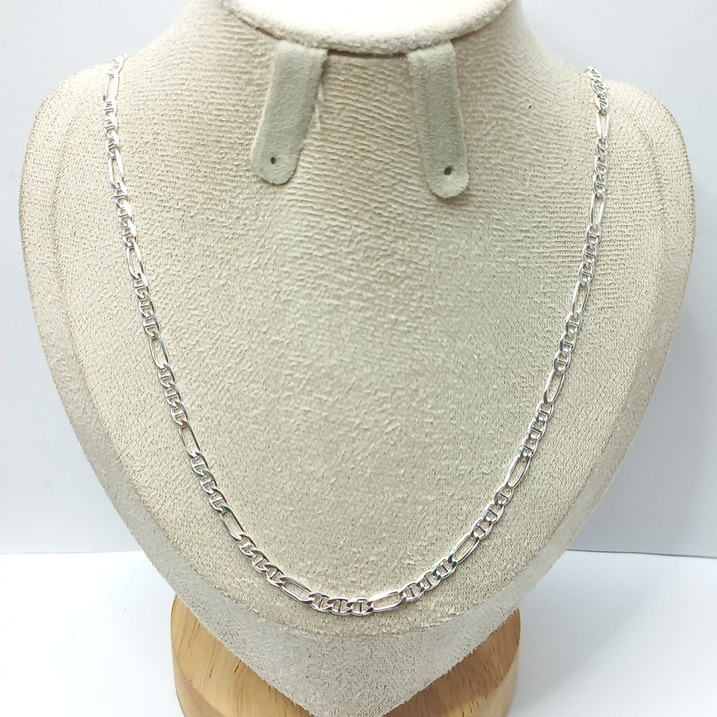 CADENA TEJIDO 3X1 PLATA .925 60 CM 8.4 GR (NUEVO)