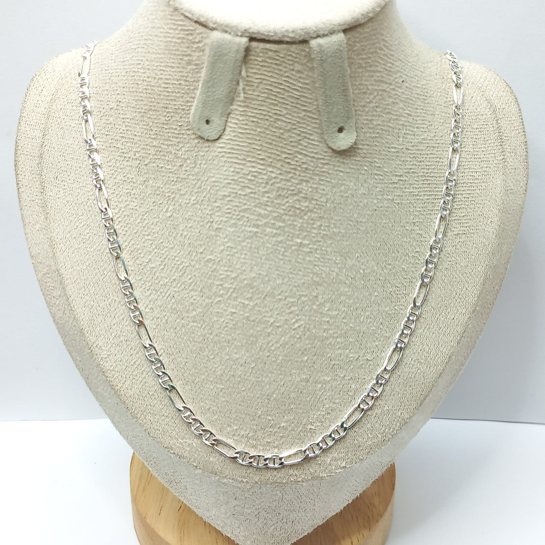 CADENA TEJIDO 3X1 PLATA .925 60 CM 8.4 GR (NUEVO)