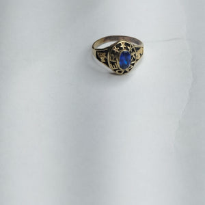 ANILLO DE GRADUACIÓN ORO 10 K 1,80 GRMS (SEMINUEVO)