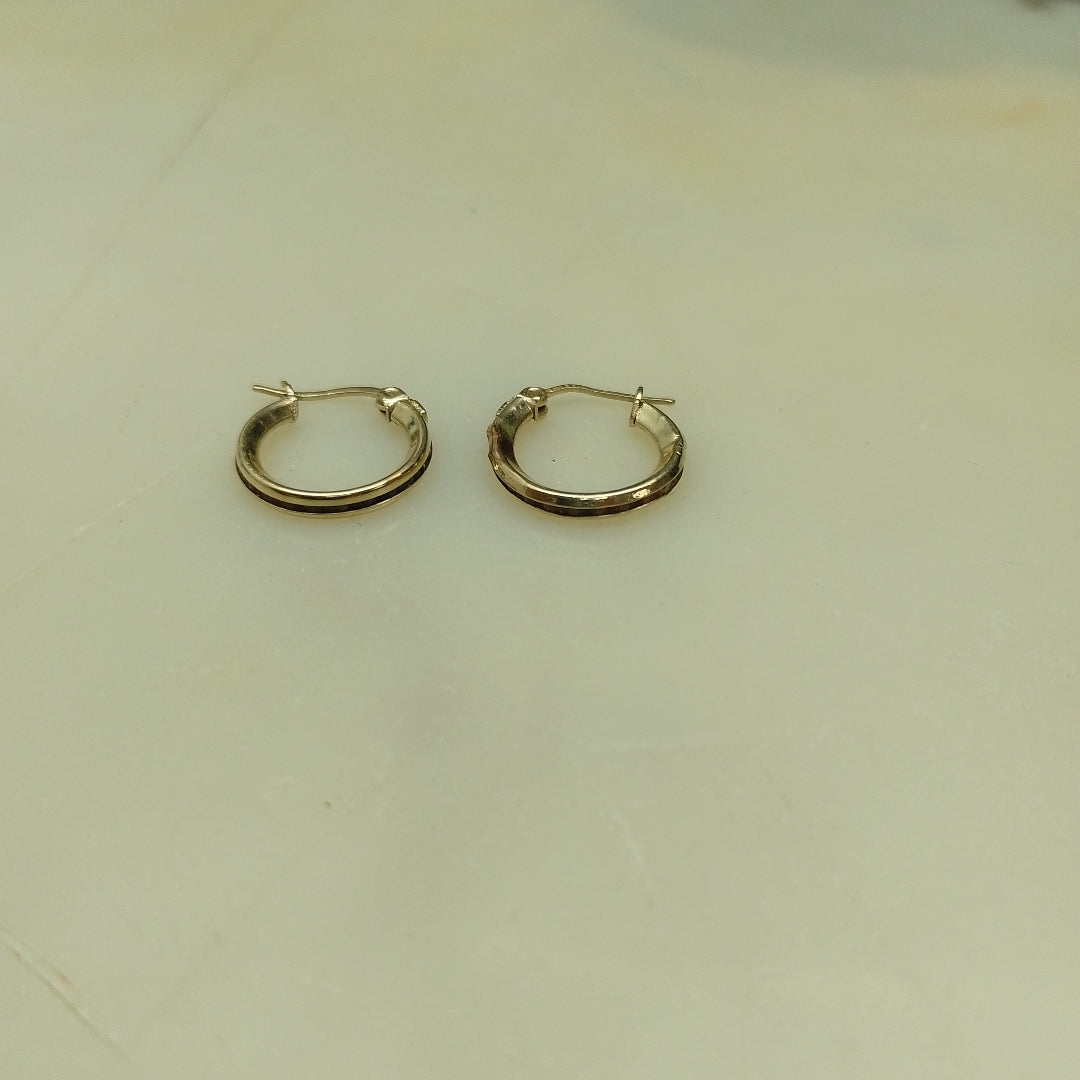 ARRACADAS PAR ORO 10 K 1.3 GRMS (SEMINUEVO)