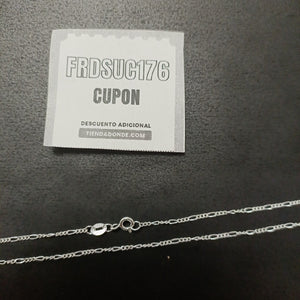 CADENA TEJIDO 3X1 PLATA .925 50 CM 2.2 GR (NUEVO)