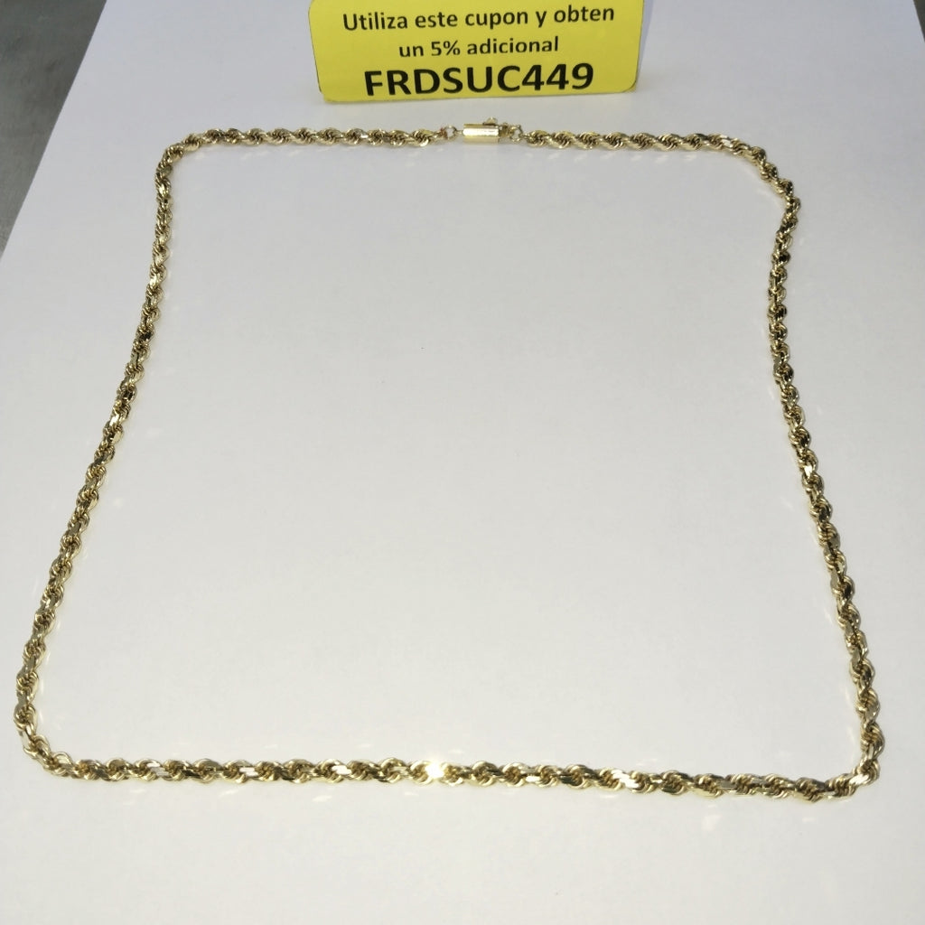CADENA ORO 14 K 24 GRMS (SEMINUEVO)
